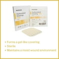 thumbnail image 2 of McKesson Hydrocolloid Wound Dressing, Sterile Thin Bandage, 6 in x 6 in, 10 Count, 1 Pack, 2 of 11