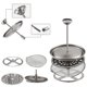 thumbnail image 3 of Bestargot Camping Titanium Topf Becher Tasse Outdoor,750ml max French Press Titan Campinggeschirr Kaffeebereiter Kann,Camping Kaffeekocher,Runde Holzgriffe,Leicht und Tragbar 188g Vhermosa OTTO-WX-0486, 3 of 6