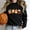Black, variant on Lolmot Women's Plus Size Halloween Pullovers Sweatshirts Fun Pumpkin Graphic Print Long Sleeve Crewneck Sweatshirts Tops