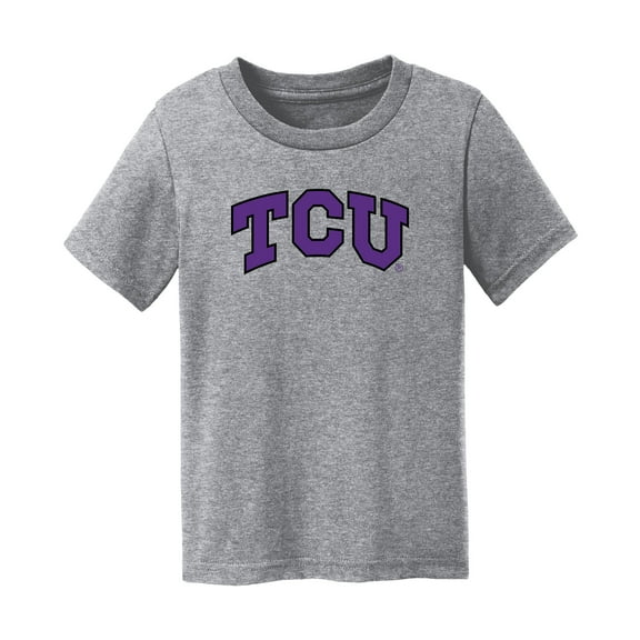 Infant Chad & Jake Heather Gray TCU Horned Frogs Primary Logo T-Shirt