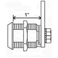 thumbnail image 5 of Cabinet CamLock Pack of 5 Keyed Alike Lock, RV Door Travel trailer Cargo door, 5 of 8