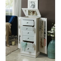 Talor White Finish Jewelry Armoire