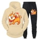 thumbnail image 2 of Conjunto de ropa deportiva con estampado de animé Shiba Inu para hombre, sudadera y pantalones con estampado de perro y animal, conjunto de 2 piezas, sudaderas y chándales divertidos para hombre, 2 of 5