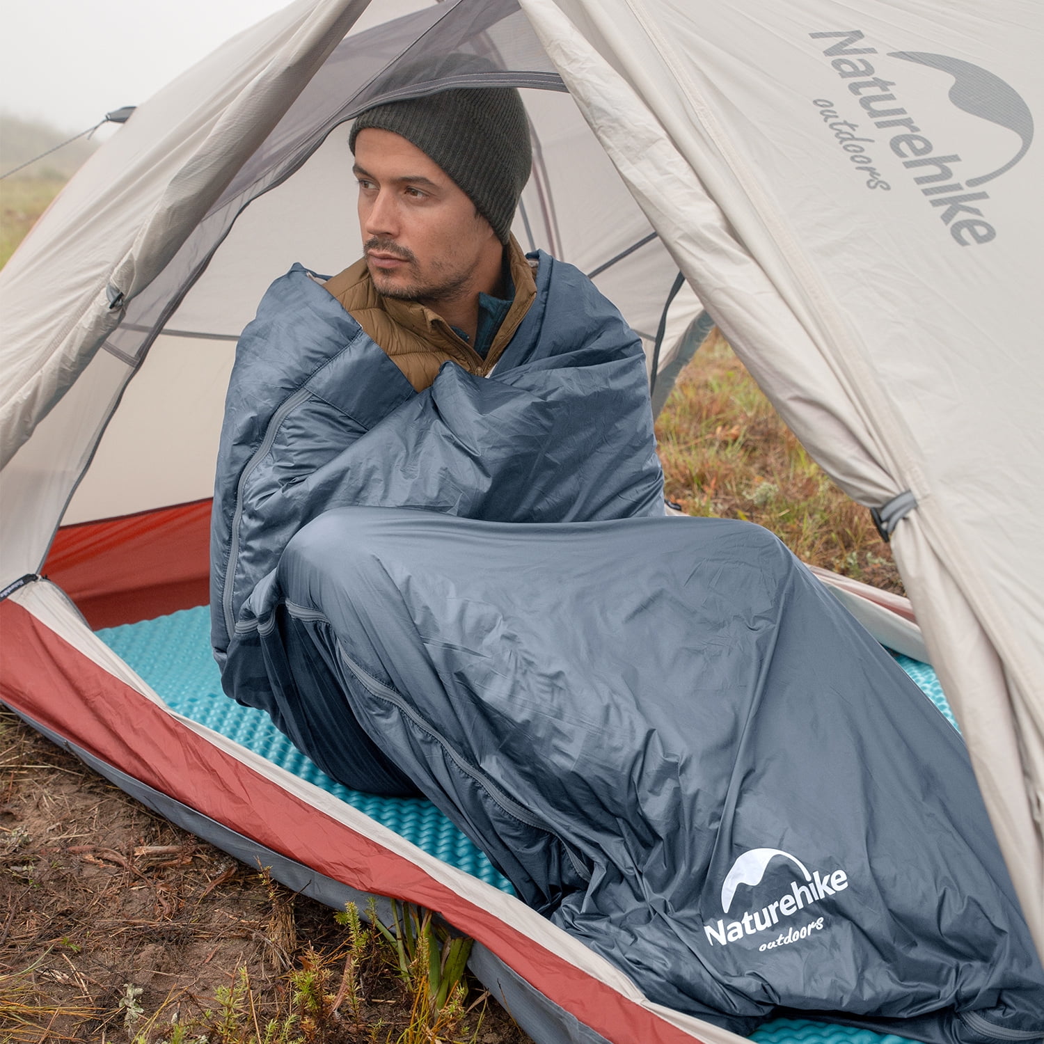 Naturehike, Ultralight Sleeping Bag, Portable Backpacking Sleeping Bag, Envelope Hiking Sleeping Bag, Expandable & Spliced designed, Waterproof and breathable.