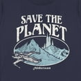 thumbnail image 2 of Women's Star Wars: Return of the Jedi Save the Planet Graphic Tee Navy Blue 2X Large, 2 of 4