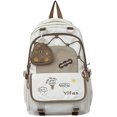 thumbnail image 1 of LHSHID Kawaii Backpack for Girls Teen Middle School College Daypack for Travel Casual Bookbag with Cute Pendant (Yellow), 1 of 6