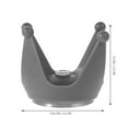 thumbnail image 2 of unbranded Accesorio Decorativo Para Casco De Motocicleta En Color Gris Con Fijación Por Ventosa, 2 of 8