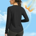 thumbnail image 6 of Ahdbta Women's Sun Shirts UPF 50+ Long Sleeve UV Protection Shirt Lightweight Quick Dry Athletic Workout Hiking Tops, 6 of 9