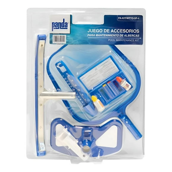 Kit de Accesorios para Mantenimiento de Piscina, Panda