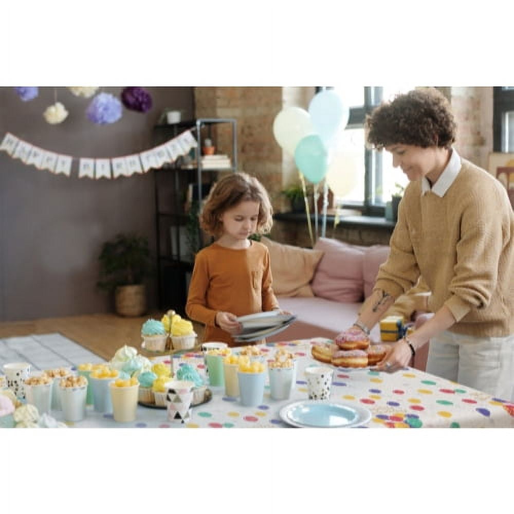 Exquisite Premium Birthday Party Tablecloth - Balloon Print Table Roll - 40" x 300 Ft.