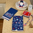 thumbnail image 6 of zeyuuu Star 4th of July Kitchen Towels Dish Towels Set of 2,God Bless America Patriotic Hand Towels 18x26 Inch Drying Dishcloth,Farmhouse Home Seasonal Holiday USA Decorations AD309, 6 of 6