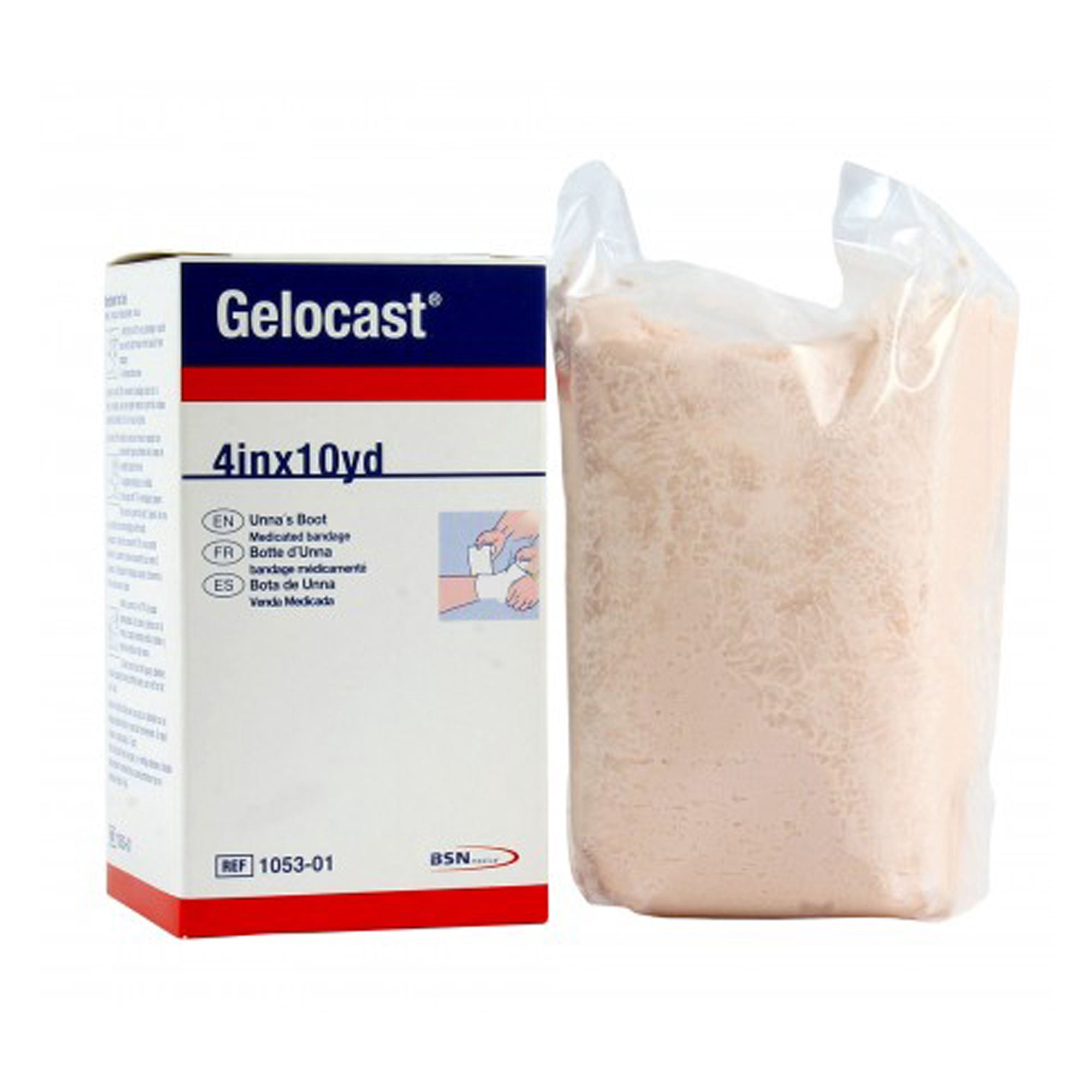 Gelocast Unna's Boot Medicated Bandage, 4" x 10 Yd.