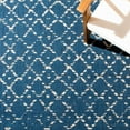 thumbnail image 4 of SAFAVIEH Courtyard Galena Geometric Indoor/Outdoor Area Rug, Navy/Ivory, 6'7" x 6'7" Square, 4 of 8