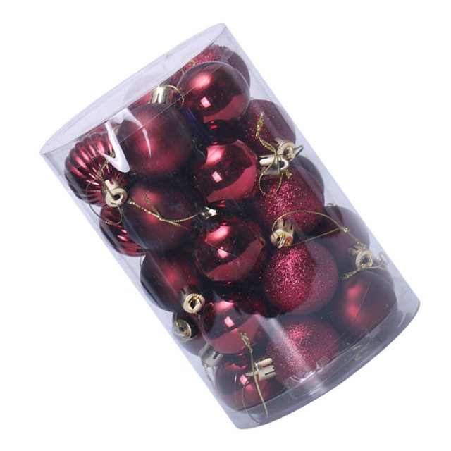 Kearding 34PCS Navidad Árbol de Navidad Bola Adorno Colgante Fiesta en casa Adorno Decoración de la boda Type4 NO4