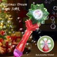 thumbnail image 1 of Teissuly Christmas Handheld Bubble Machine Continuous Ejection LED Light Leak-proof Water Outdoor Party Artifact Toy Bubble Machine Holiday Holiday Gift 150ml Teissuly WER2023112002217, 1 of 8