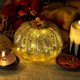 thumbnail image 1 of Lámpara de calabaza feimajia con forma de calabaza, lámpara de calabaza de vidrio, linterna, luces decorativas de calabaza para Halloween, 1 of 6