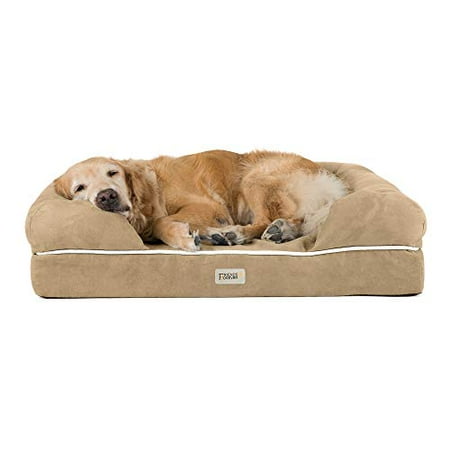 Photo 1 of **USED BUT LOOKS NEW**
Friends Forever Prestige Edition Orthopedic Dog Bed Memory Foam, Khaki Beige, Large 36 x 28 (PET63PC4292)