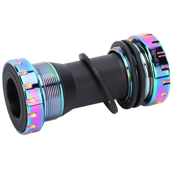 Rdeghly Bicycle Bottom Bracket Metal One‑Piece Hollow Thread Type Bottom Bracket Bike Accessory,Metal Bicycle Bottom Bracket,Bicycle Bottom Bracket