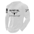 thumbnail image 5 of Venzia I'm Not Okay But It's Going to Be Alright T-Shirt Men Vintage Country Music Tee, 5 of 5