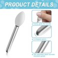 thumbnail image 3 of Capsule Filling Spatula 10PCS Stainless Steel Lab Spoon Mini Scoop for Fast Gel Cap Capsule Filling Pill Filler Machine, 3 of 5