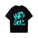 thumbnail image 4 of Women's pop singer Casual Cotton demon Print TOP,Short Sleeve Cartoon Graphic Tee for POP SINGER and Movie Fans XL, 4 of 4