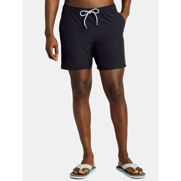 George Men's & Big Men's Performance Lined Swim Trunks, 7" Inseam, Sizes S-3XL