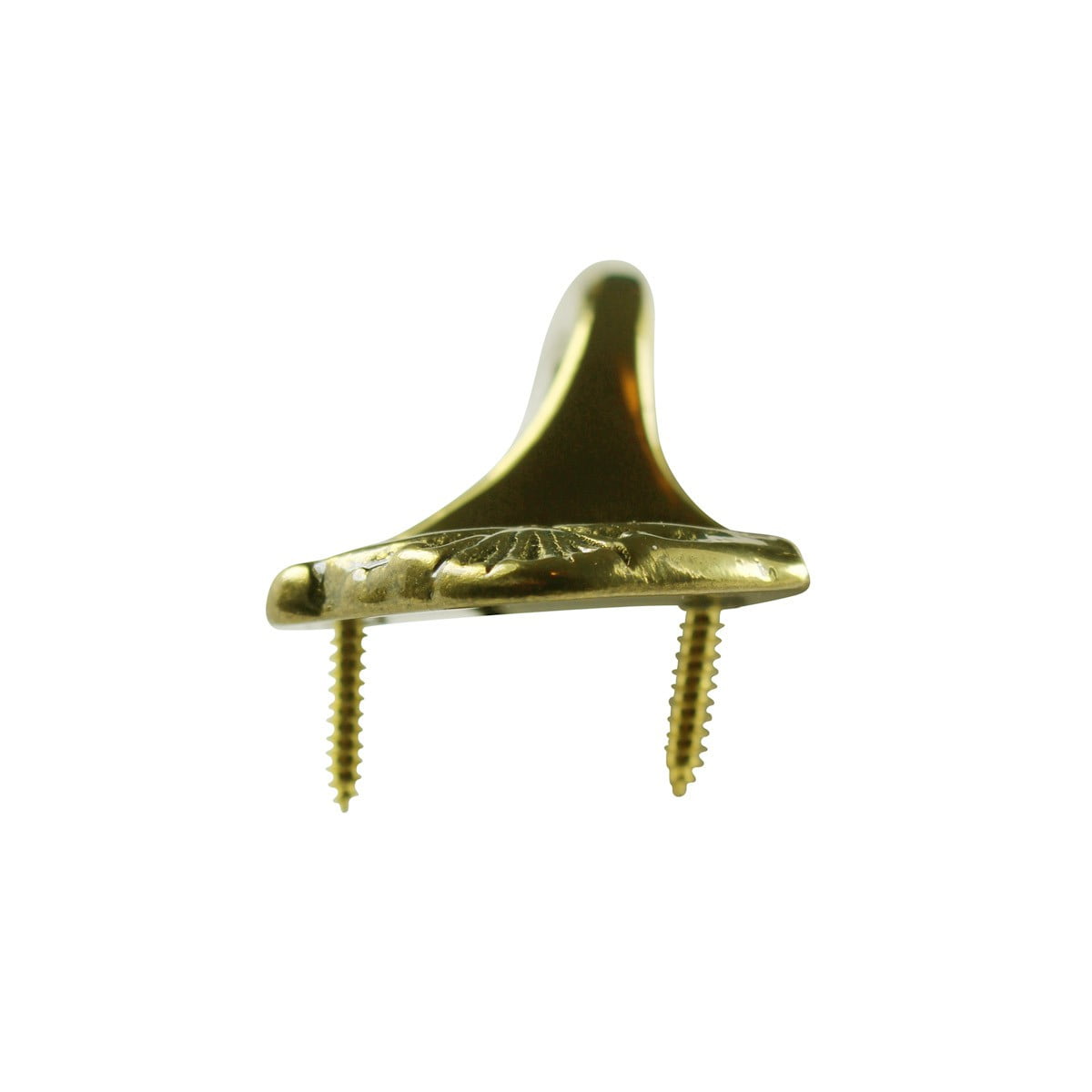 6 x POLISHED SOLID BRASS ORNATE CABINET or DRAWER PULL HANDLES