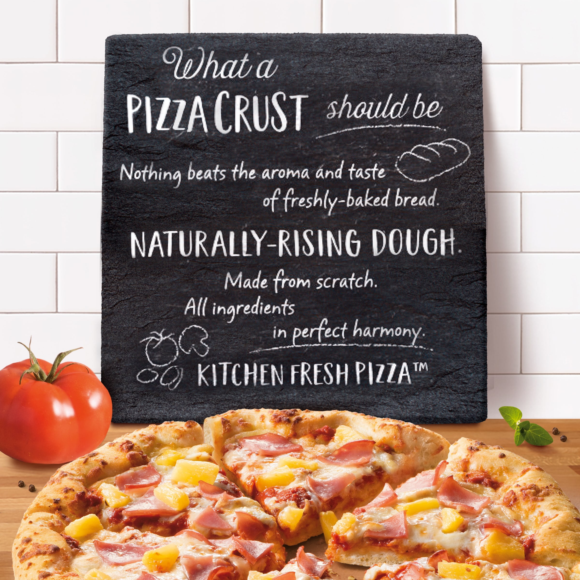 Freschetta Naturally Rising Crust Pizza, Canadian Style Bacon & Pineapple  (Frozen) 27.51 oz 