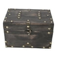 thumbnail image 1 of Boîte de Rangement de Bijoux en Bois, Boîte de Rangement en Bois de Style Rétro pour la Maison 6301A-02, 1 of 7
