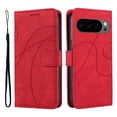 thumbnail image 4 of Étui Portefeuille à Rabat pour Google Pixel 10 5G avec Porte-Cartes, Support et Couverture Magnétique Rouge, 4 of 5