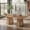 Natural, variant on 63 Inch Executive Desk, Large Office Computer Desk with Double Pedestal, Modern Workstation Writing Table for Home Office, Light Brown
