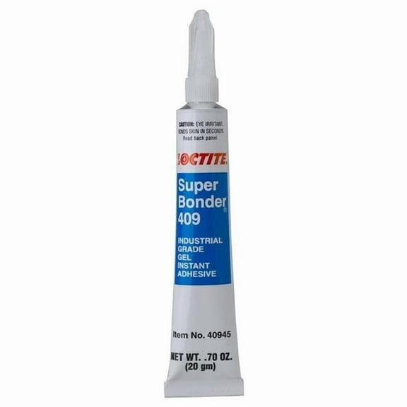 20g 409 Super Bonder Instant Cyanoacrylate Adhesive Gel, Clear