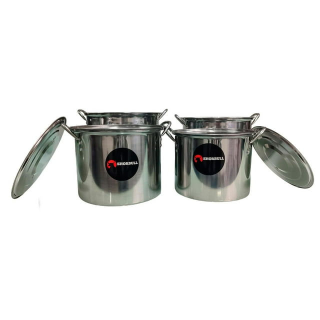 Juego de ollas con tapa Acero Inoxidable 8 pz Excellence Shorbull