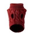 thumbnail image 2 of Clearance!!! Dog Sweater Fashiom Pets Solid Winter Dog Sweater Knitted Warm Sleeveless Pet Clothes Dog Apparel & Accessories Winter, 2 of 6