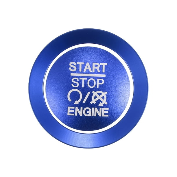 Unique Bargains Engine Start Stop Ignition Button Cover Sticker for