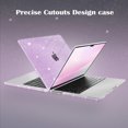 thumbnail image 5 of MOSISO Compatible with MacBook Air 13 inch Case 2025 2024 2023 2022 M4 A3240 M3 A3113 M2 A2681, Glitter Sparkly Hard Shell&Keyboard Skin&Screen Film&Type C for MacBook Air 13.6 inch Case, 5 of 7