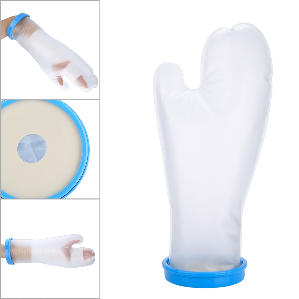 Shower Cast Cover, Wound Arm Cover Sealed And Reusable Forearm Cast For Taking Shower Bathing Or