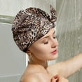 thumbnail image 4 of Bonnet de Douche Imperméable pour Femmes Bonnet de Douche Réutilisable avec Nœud Frontal de Forme Réglable Bonnet de Douche pour Dames Bonnet de Douche Réutilisable pour Cheveux Longs Bonnet de Douche Tressé Nœud Papillon Bonnet de Douche, 4 of 5