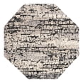 thumbnail image 3 of Unique Loom Tucson Collection Area Rug - Tohono (7' Octagon Gray/Black), 3 of 7