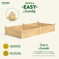 thumbnail image 4 of Greenes Fence 4' x 8' x 14" Cedar Raised Garden Bed, 4 of 8
