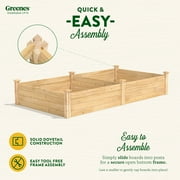Greenes Fence 4 x 8 x 14 (3/4 Thick) Premium Cedar Raised Garden Bed