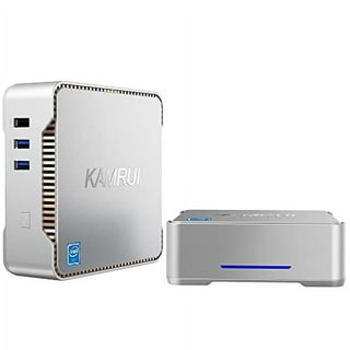 KAMRUI AK1 Plus Mini PC, Intel 12th Gen N95(up to 3.4GHz) Mini Desktop  Computers, 8GB RAM/256GB M.2 SSD Micro Computer Tower Support 4K UHD, Dual