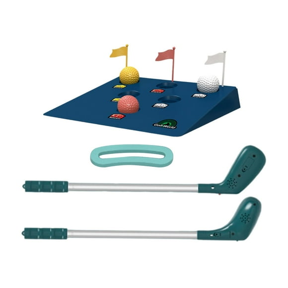 Colaxi Mini Golf Toys Golf Club Set Family Game Funny Educational Toys with Club, Balls, Flag Decorations Indoor Golf Indoor Games
