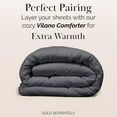 thumbnail image 6 of 4-Piece Twin Bed Sheets Set, 21" Extra Deep Pocket Fitted Sheet Twin, Oversized Flat Sheet, Microfiber Bedding, Steel Blue Pillow Cases Standard Size, Steel Blue Sheets, 6 of 9
