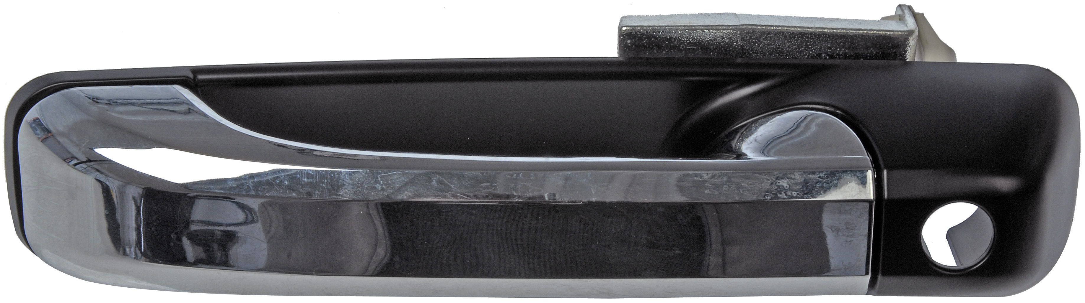 Dorman 81013 Front Driver Side Exterior Door Handle for Specific Dodge / Ram Models, Chrome Lever and Black Housing