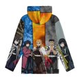 thumbnail image 4 of Demon Slayer Youth Hoodies Boys Girls 3D Printed Sweatshirt Fall Winter Clothes Long Sleeves Pullover Sweater XL, 4 of 6