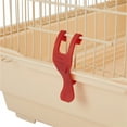 thumbnail image 2 of Renwick 41" Four Feeders Double-Door Metal Birdcage with Slide-Out Tray, Almond, 2 of 4