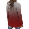 thumbnail image 6 of YFNNUP Women's Tie Dye Cardigan Plus Size Draped Front Open Sweater Cardigan Casual Long Sleeve Lightweight Duster 2025 Fall Winter Coat, 6 of 6