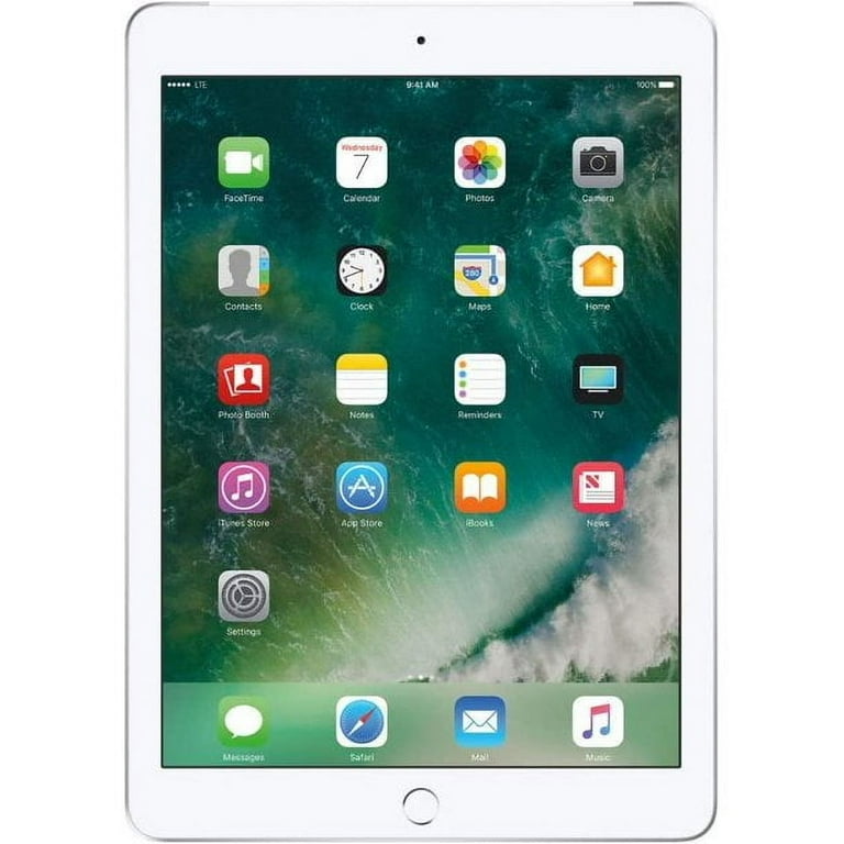 Apple, iPad 5th Gen, Wi Fi Cellular 32GB Silver, Refurbished