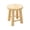 Yellow, variant on Homenest Solid Wood Step Stool - Brown Square Foot Stool with Waterproof Finish, Compact 9.84in Height Stool for Kitchen Bathroom Entryway, Multi-Purpose Ottoman Stool for Household